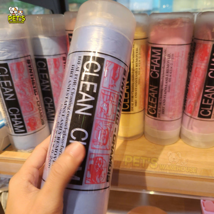 Khăn Tắm Siêu Thấm Hút Cho Chó Mèo, Có Hộp Đựng, Size Lớn 66cm x 43cm, Nhiều Màu (Giao Ngẫu Nhiên)