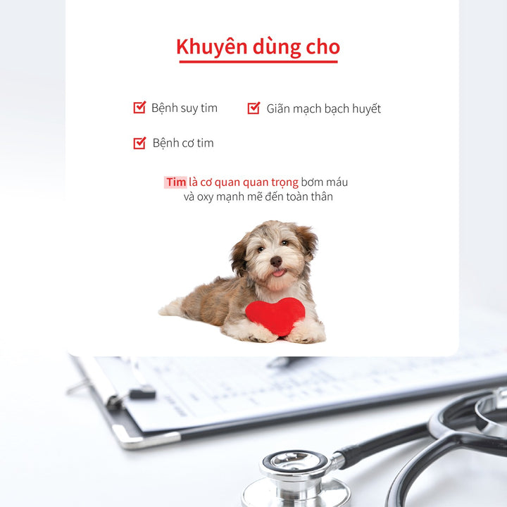 Hạt Cho Chó DR. HEALMEDIX CARDIAC (D/C) - HỖ TRỢ TIM MẠCH, Túi 1.5Kg