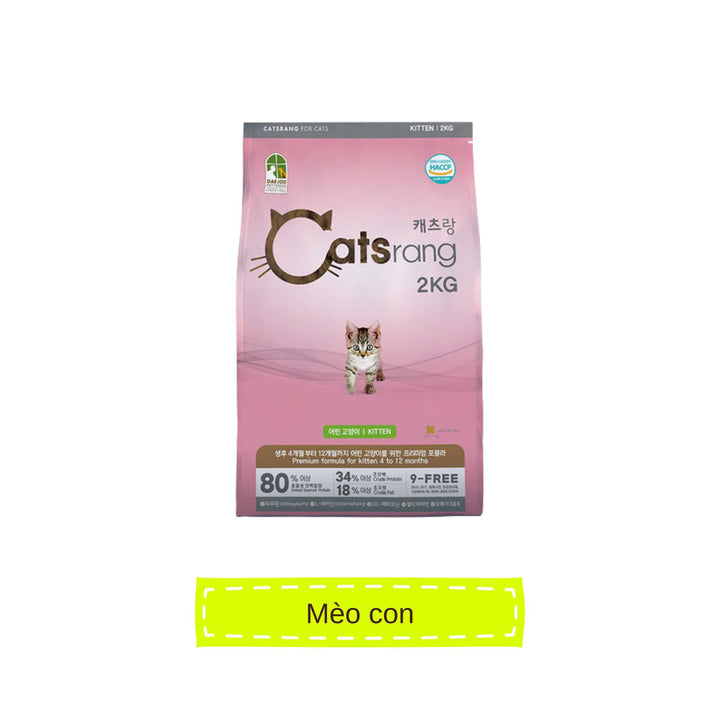 [2KG] Hạt Catsrang Mèo Lớn - Mèo Con