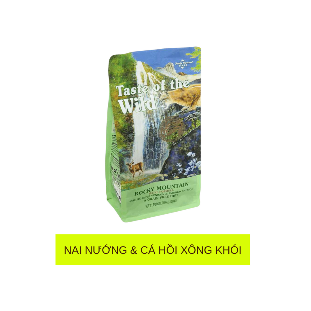 [500G - 2KG] Hạt Cho Mèo Taste of the Wild Các Loại, Chọn Vị Theo Nhu Cầu Boss