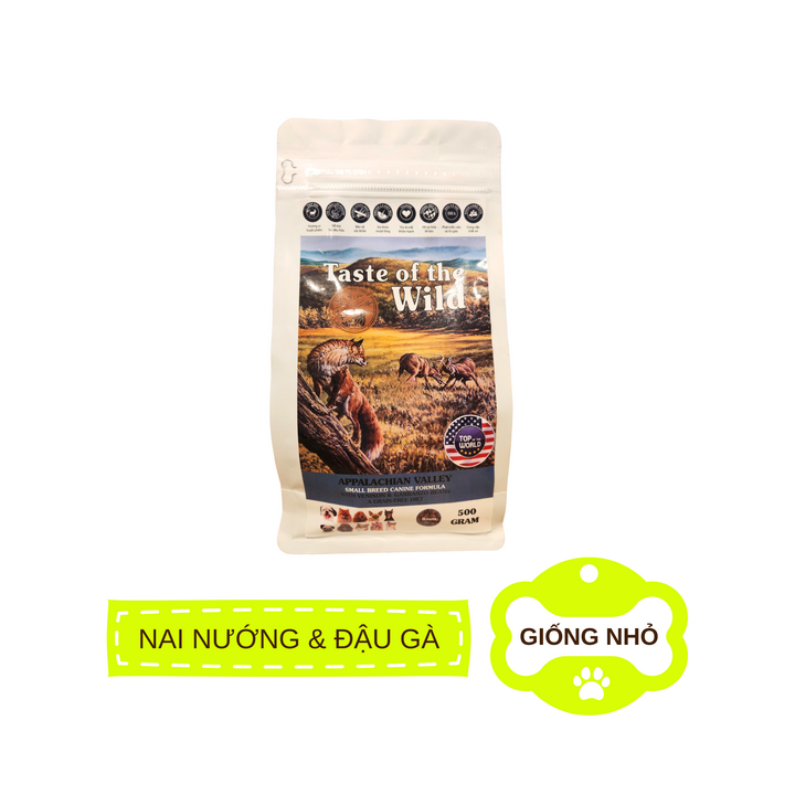 [500G] Hạt Cho Chó Taste of the Wild Các Loại, Chọn Vị Theo Nhu Cầu Boss