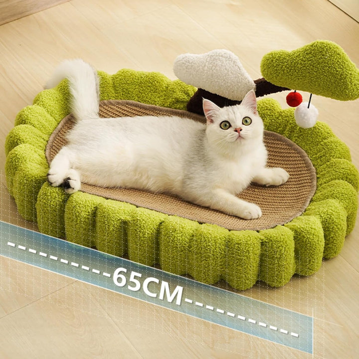Ổ Cào Móng Ổ Nằm 2in1 Cho Mèo