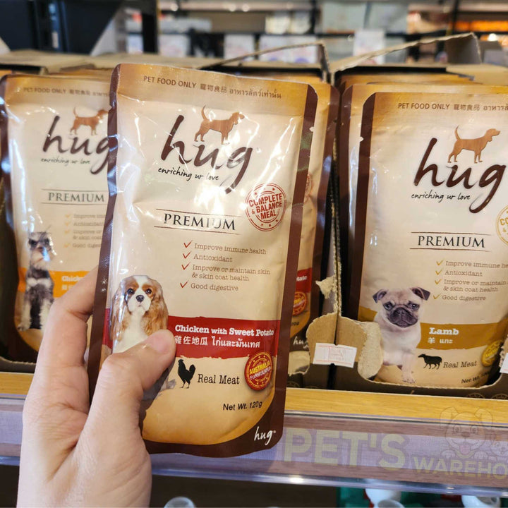 Pate Hug Cho Chó Trưởng Thành, Nhập Khẩu Từ Thái Lan, Nhiều Vị, Gói 120g