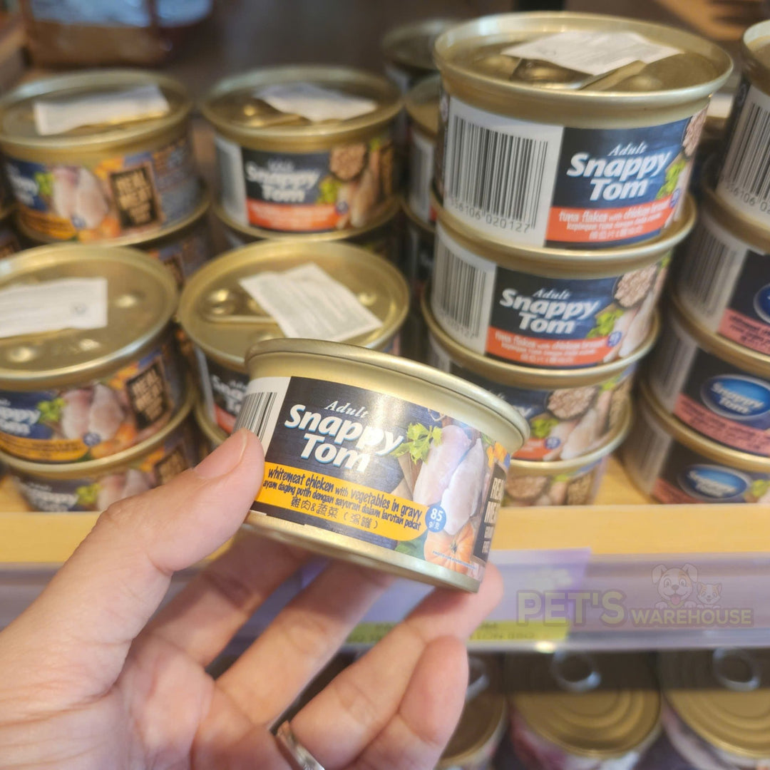 Pate Snappy Tom Premium Cho Mèo Trưởng Thành, Lon 85g