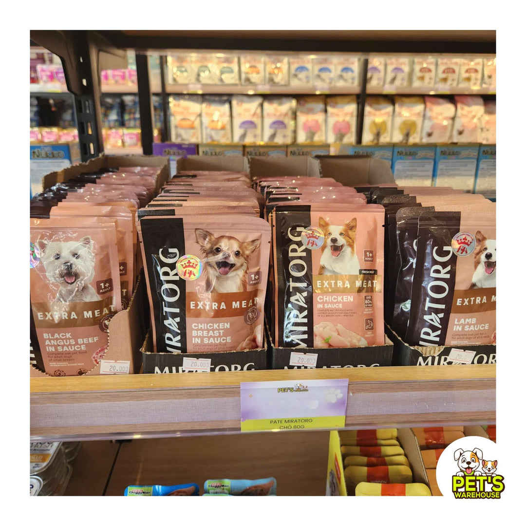 Pate Miratorg Cho Chó Trưởng Thành, Gói 85g, Nhiều Vị