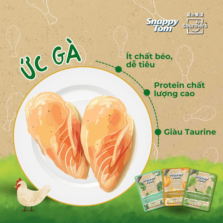 Pate Trái Cây Snappy Tom Cho Mèo, Hương Vị Mới, Gói 70g