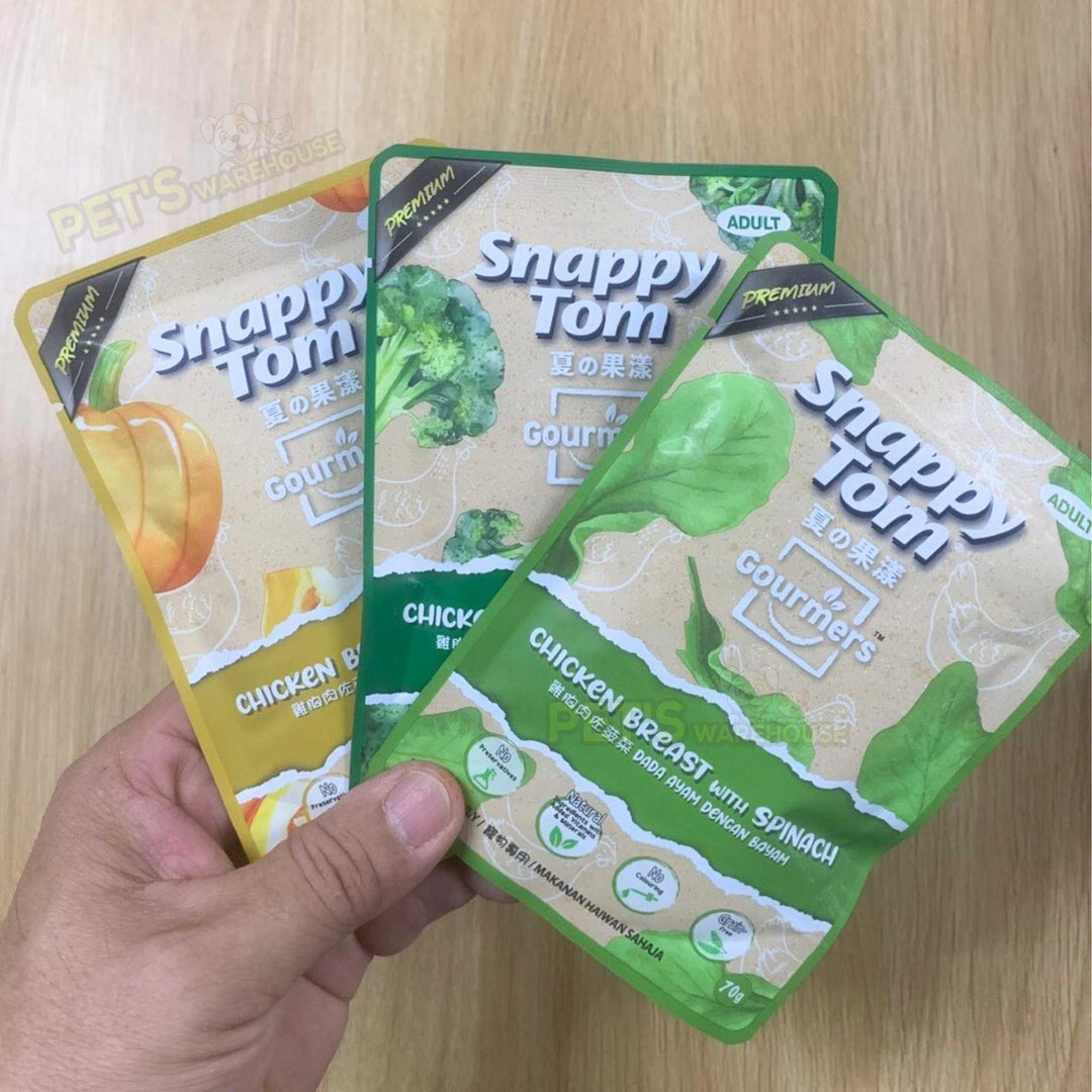 Pate Trái Cây Snappy Tom Cho Mèo, Hương Vị Mới, Gói 70g