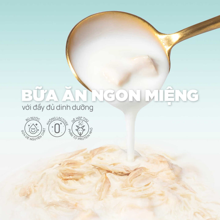 Pate Sữa Dê PetQ Cho Mèo Mọi Lứa Tuổi, Nhiều Vị, 70g