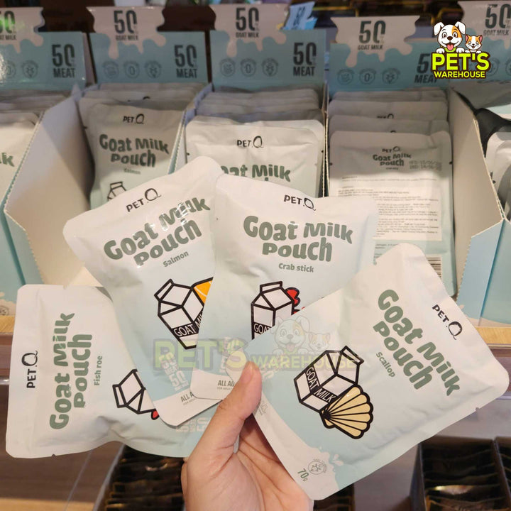 Pate Sữa Dê PetQ Cho Mèo Mọi Lứa Tuổi, Nhiều Vị, 70g