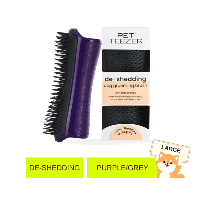 Lược gỡ rối Tangle Teezer cho chó De-shedding, giúp loại bỏ lông rụng và bụi bẩn