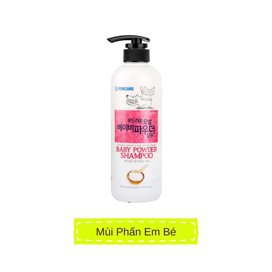 [550ML - 1L] Sữa Tắm Forcans Hàn Quốc Chó Mèo