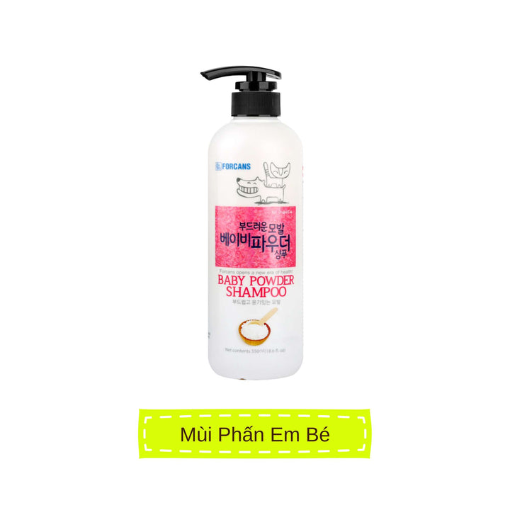 [550ML - 1L] Sữa Tắm Forcans Hàn Quốc Chó Mèo