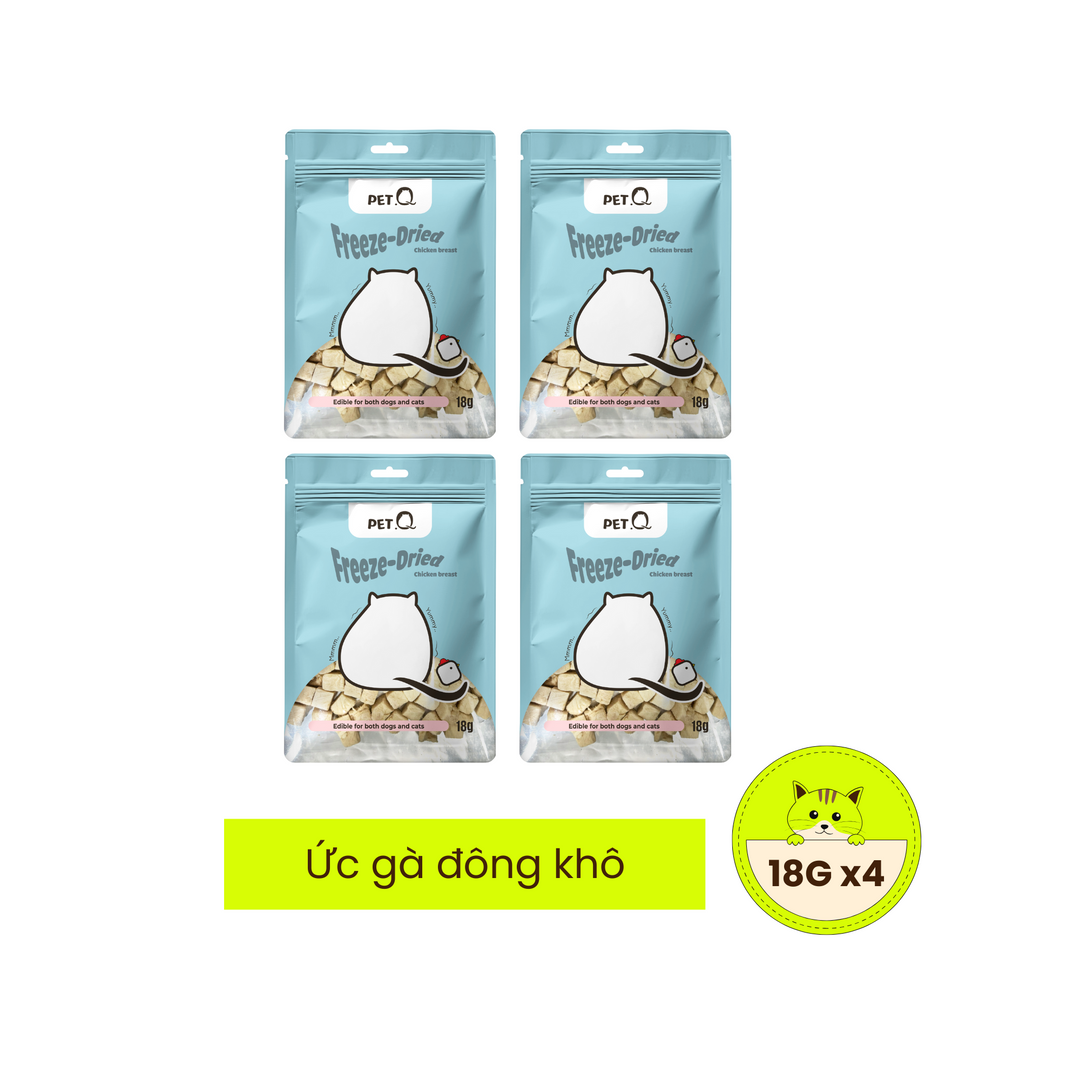 [12G-20G] Snack Đông Khô Cho Chó Mèo PetQ