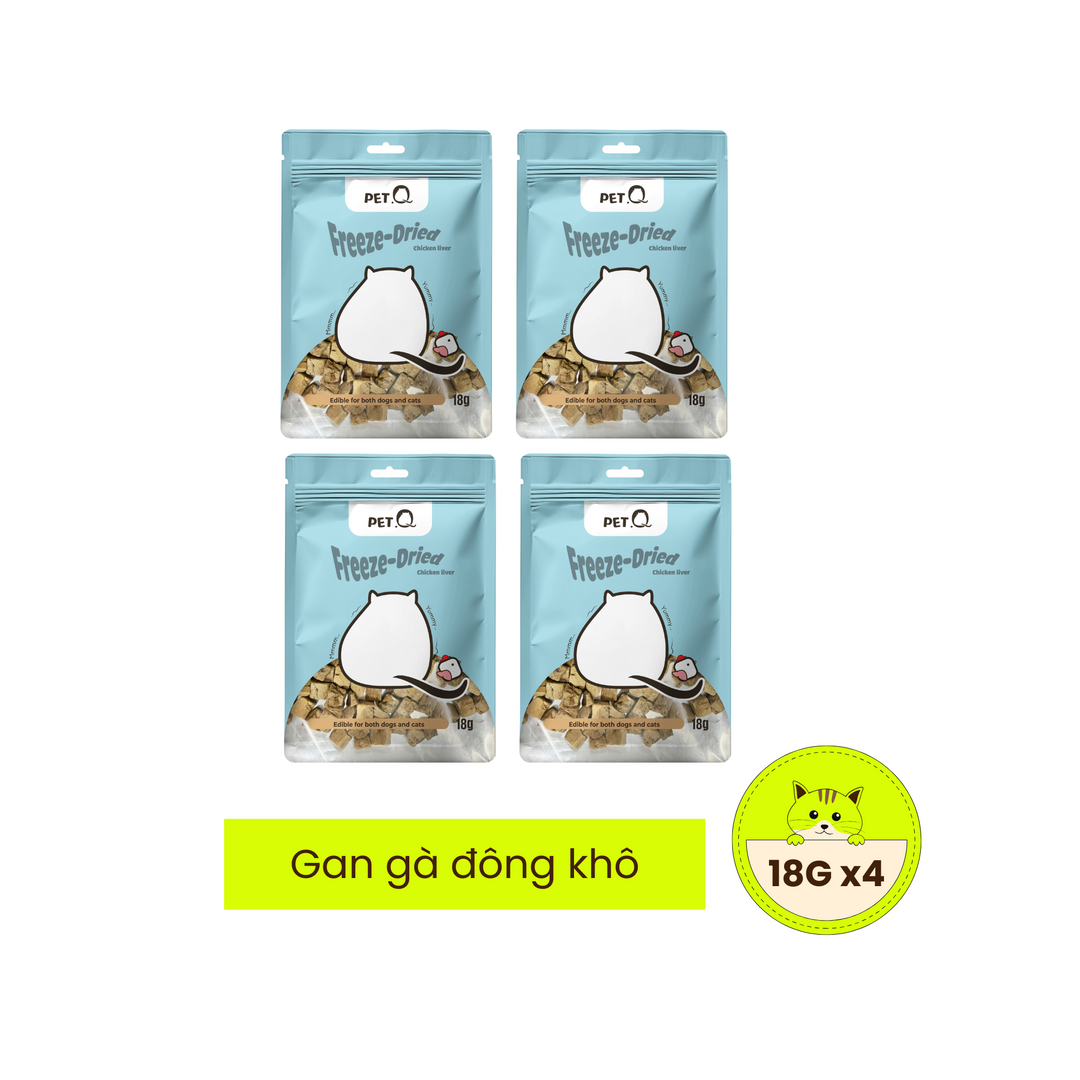 [12G-20G] Snack Đông Khô Cho Chó Mèo PetQ
