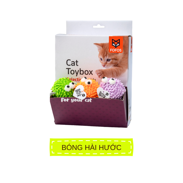 Đồ Chơi Fofos Banh Tròn Nhiều Hình Chó Mèo