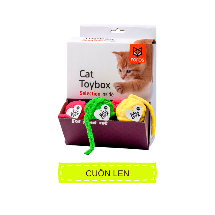 Đồ Chơi Fofos Banh Tròn Nhiều Hình Chó Mèo