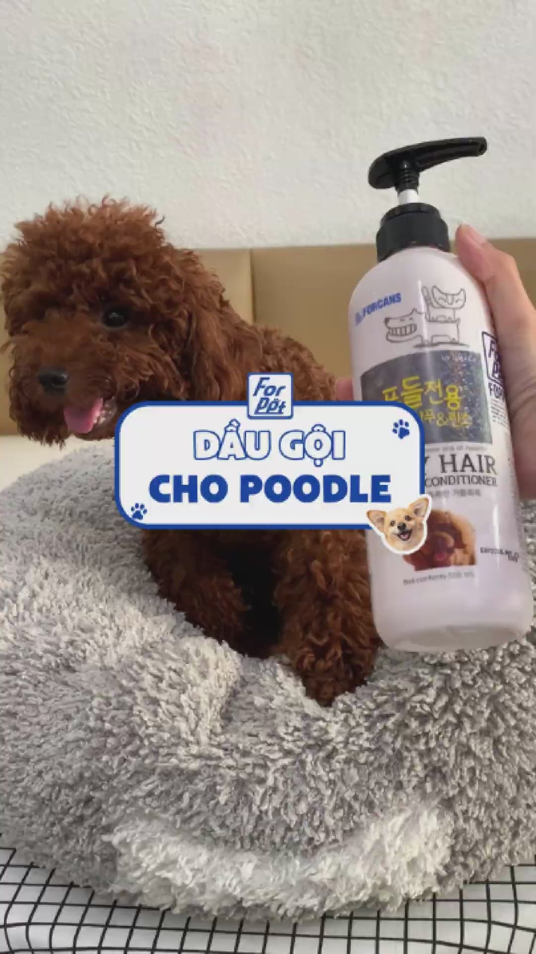 [550ML - 1L] Sữa Tắm Forcans Hàn Quốc Chó Mèo