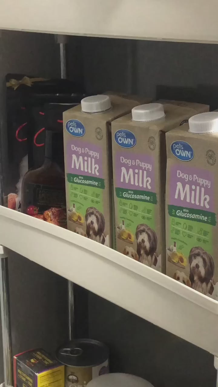 Sữa cho chó mèo Pets Own, nhập khẩu Úc, bổ sung Glucosamine, 1L