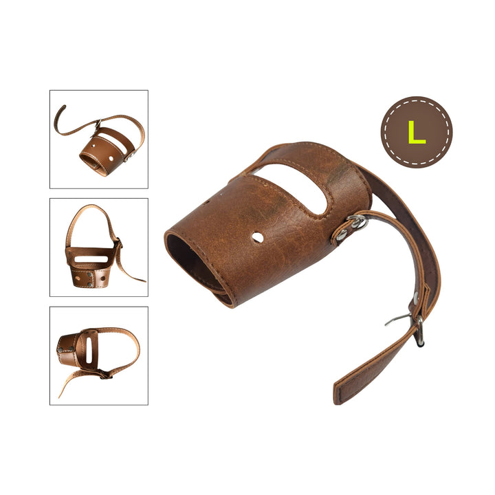 Rọ Mõm Cho Chó, Chống Cắn & Sủa, Da Mềm Thoải Mái, Chắn Chắn, Nhiều Size Cho Chó Nhỏ - Vừa - Lớn