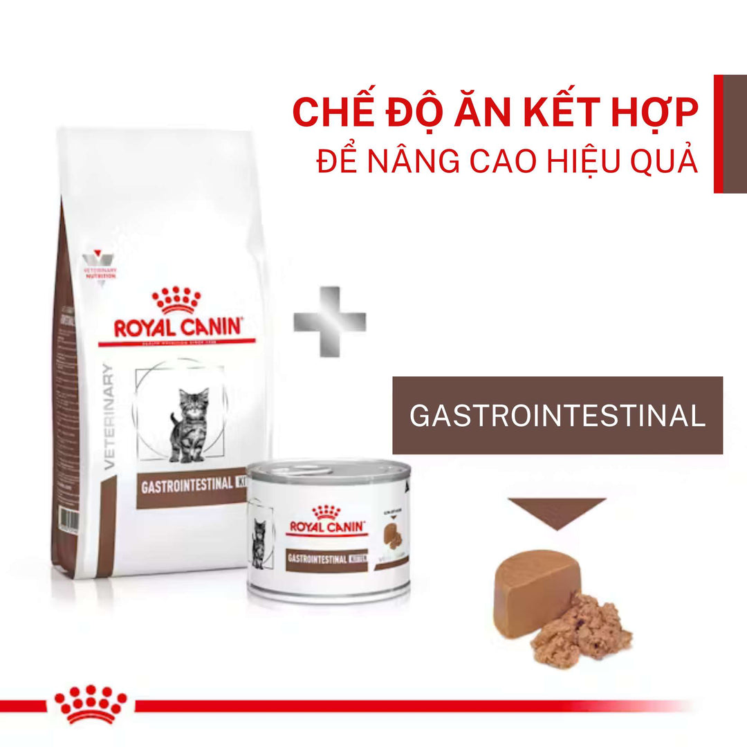 Hạt Royal Canin Gastrointestinal Hỗ Trợ Tiêu Hóa Cho Mèo Con & Mèo Trưởng Thành, Túi 2Kg