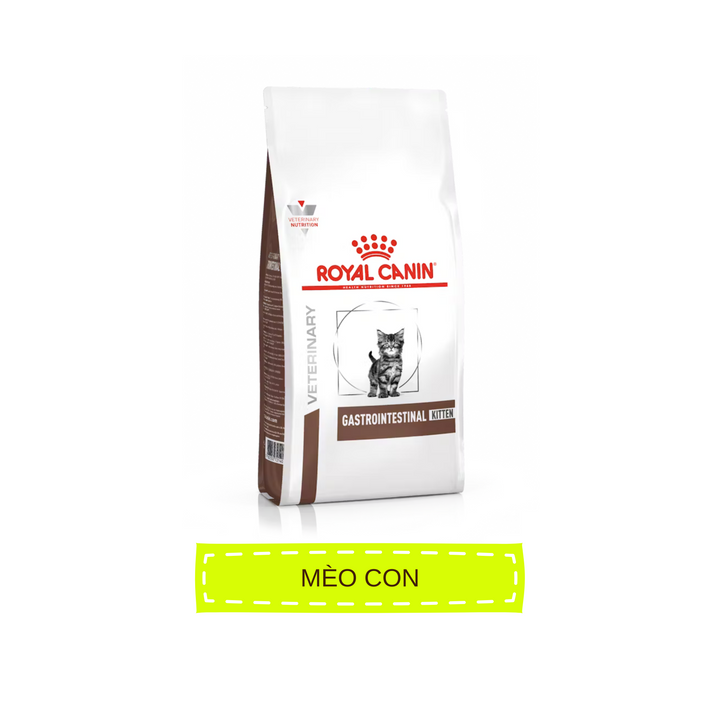 Hạt Royal Canin Gastrointestinal Hỗ Trợ Tiêu Hóa Cho Mèo Con & Mèo Trưởng Thành, Túi 2Kg