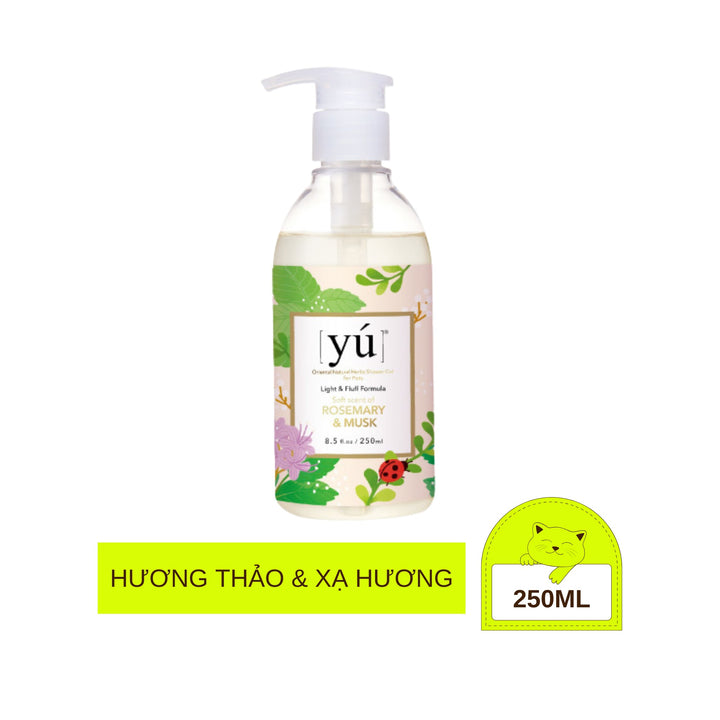 [250ml - 400ml] Sữa Tắm Yú Siêu Thơm Cho Chó Mèo, Thảo Dược Thiên Nhiên Dịu Nhẹ, Đủ Mùi Hương
