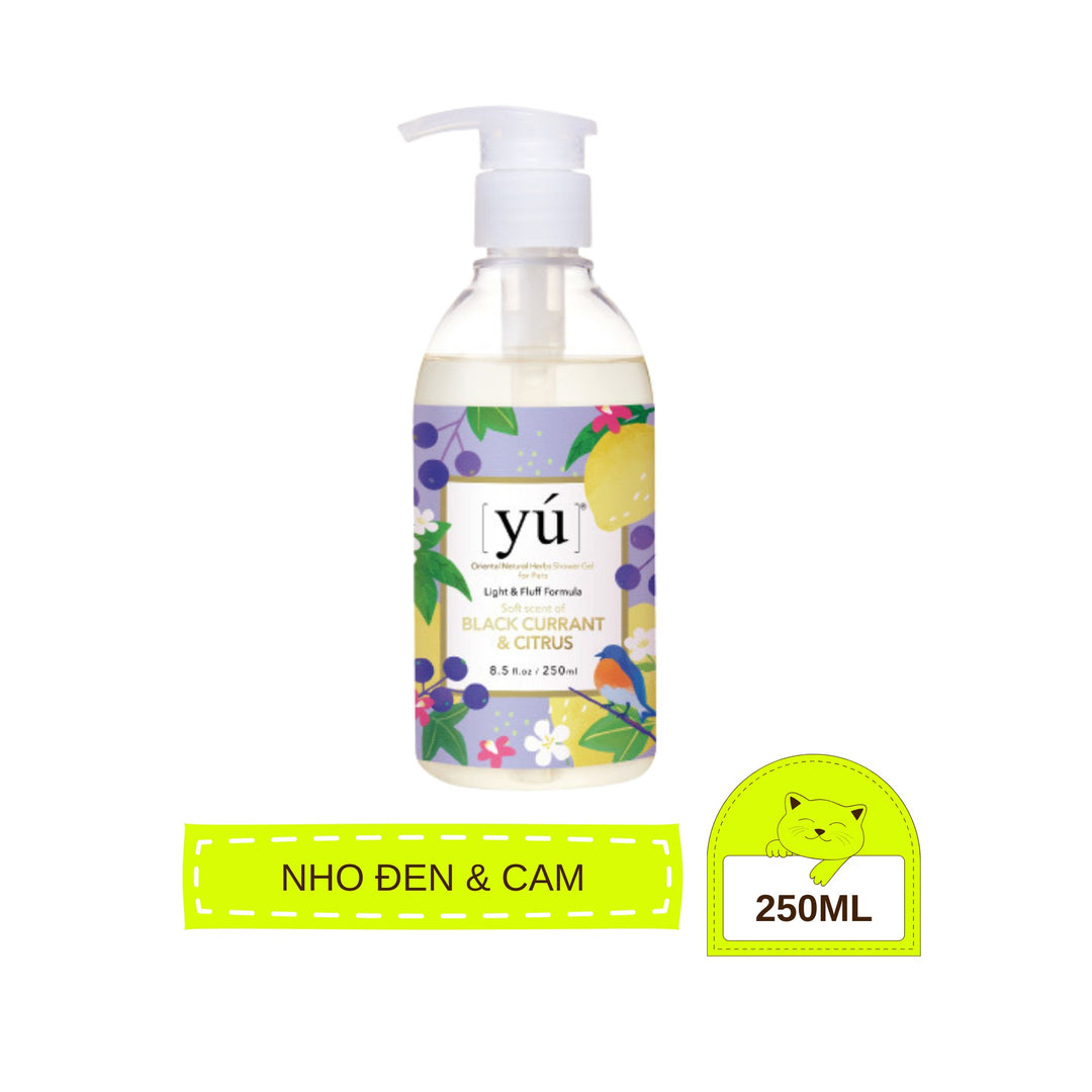 [250ml - 400ml] Sữa Tắm Yú Siêu Thơm Cho Chó Mèo, Thảo Dược Thiên Nhiên Dịu Nhẹ, Đủ Mùi Hương