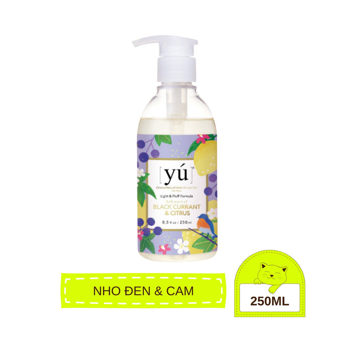 [250ml - 400ml] Sữa Tắm Yú Siêu Thơm Cho Chó Mèo, Thảo Dược Thiên Nhiên Dịu Nhẹ, Đủ Mùi Hương