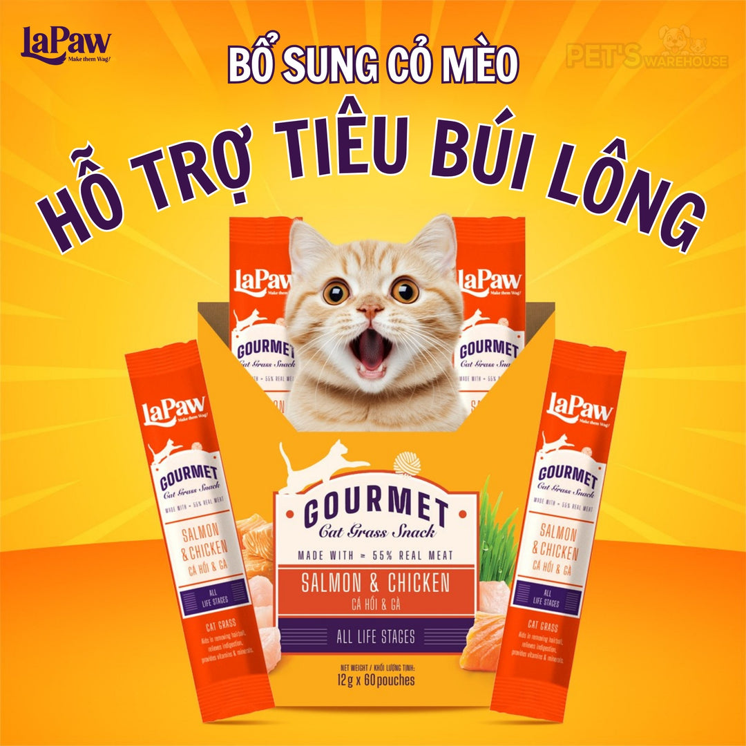 [Combo 5 - 10 - 15 Tuýp] Súp Thưởng LaPaw Gourmet Cho Mèo Mọi Lứa Tuổi, Tuýp 12g