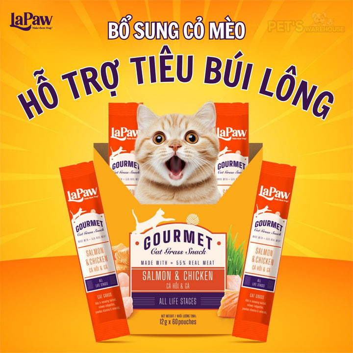[Combo 5 - 10 - 15 Tuýp] Súp Thưởng LaPaw Gourmet Cho Mèo Mọi Lứa Tuổi, Tuýp 12g