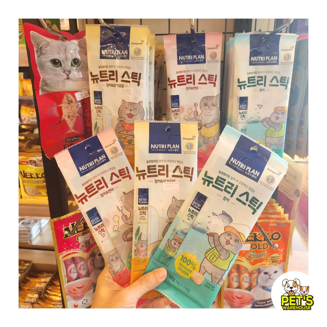 Súp Thưởng Cho Mèo Nutri Plan Stick, Gói 4 Thanh, 56g