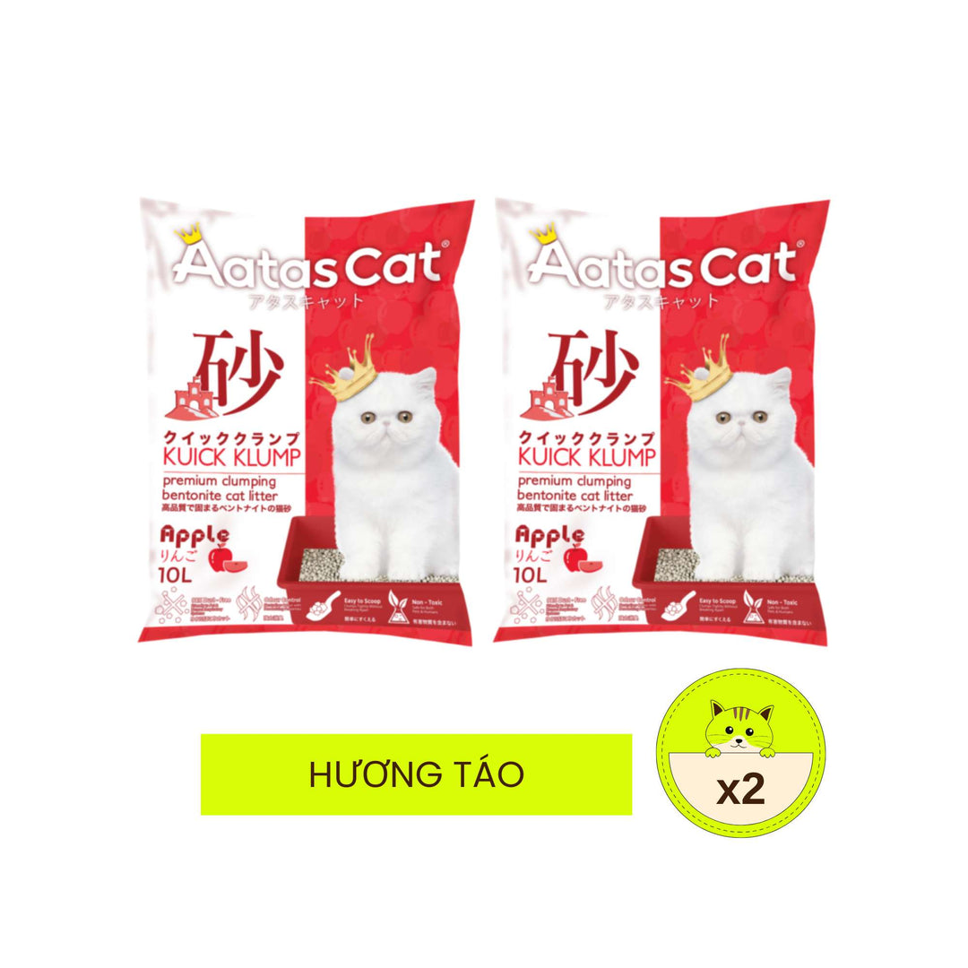 Cát Đất Sét Aatas Vệ Sinh Cho Mèo, 10L