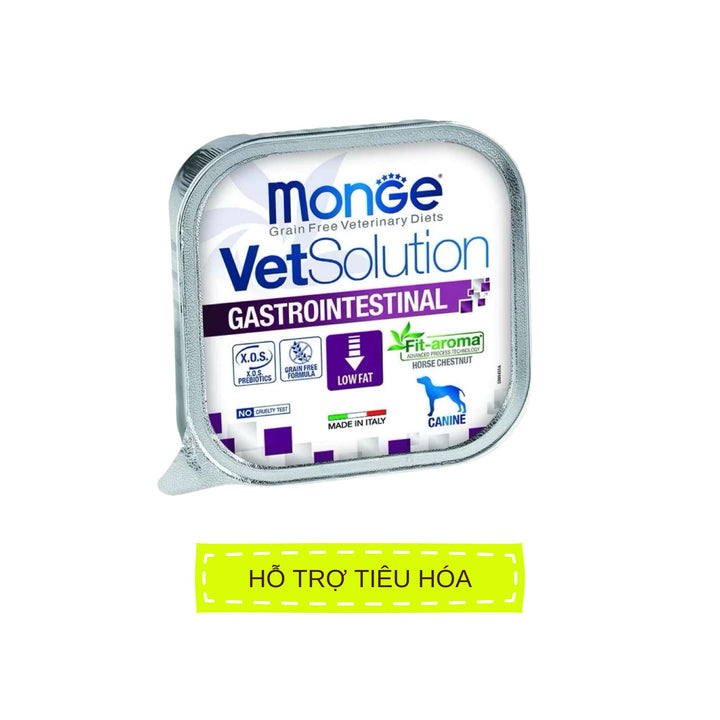 Pate Chó Monge Vet Solution Hỗ Trợ Chăm Sóc Sức Khỏe, Hộp 150g