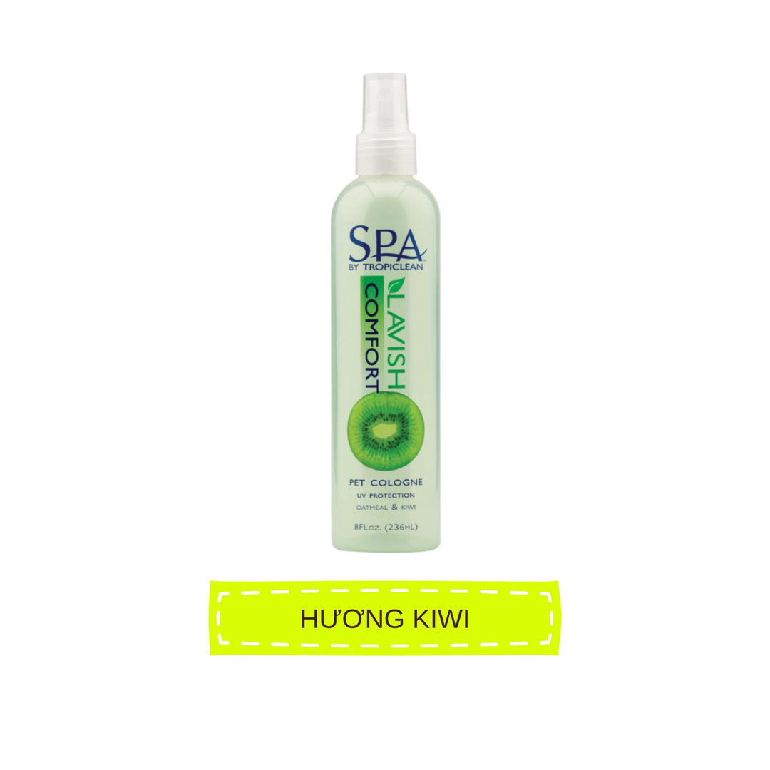 Xịt Thơm Dưỡng Lông Tropiclean Cho Chó Mèo, Chống Tia UV, Chống Bạc Màu Lông, Kiểm Soát Dầu, 236ml