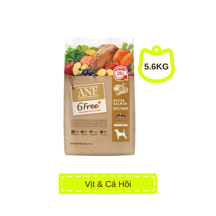 [1.6KG - 5.6KG] Hạt Anf 6Free+ Cao Cấp Chó Mọi Lứa Tuổi