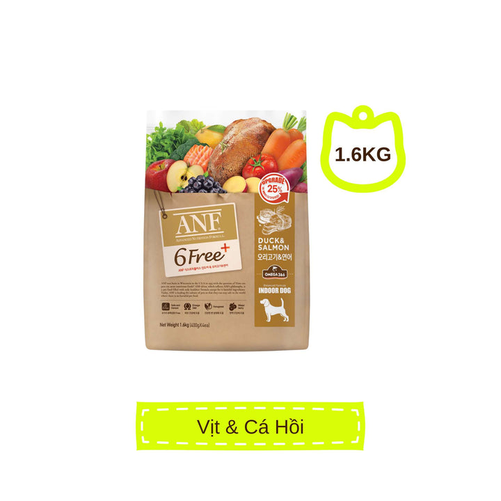 [1.6KG - 5.6KG] Hạt Anf 6Free+ Cao Cấp Chó Mọi Lứa Tuổi