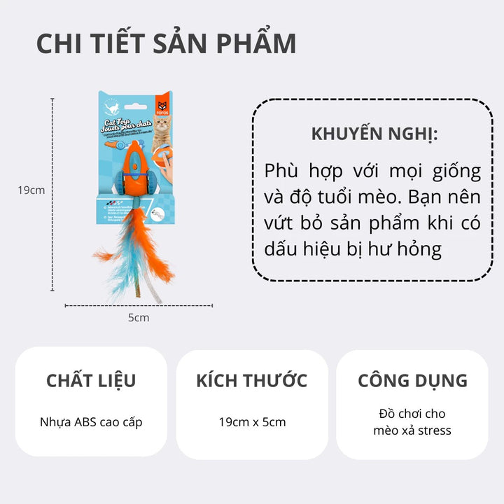 Đồ Chơi Lắc Lư Tự Động FOFOS Cho Mèo