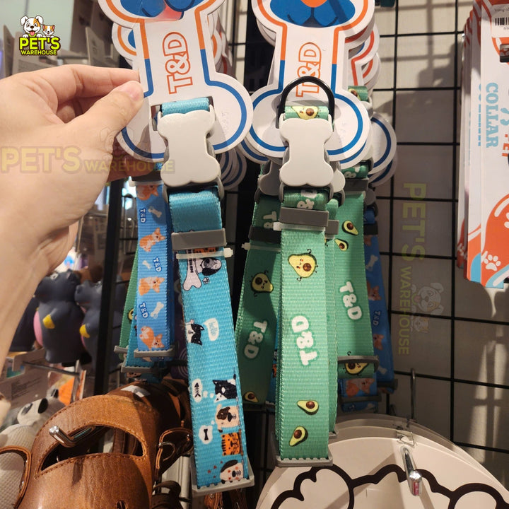 Vòng Cổ T&D Diamonds Lucky Cho Chó Mèo, Có Chuông Lục Lạc, Đa Dạng Mẫu / Màu / Size