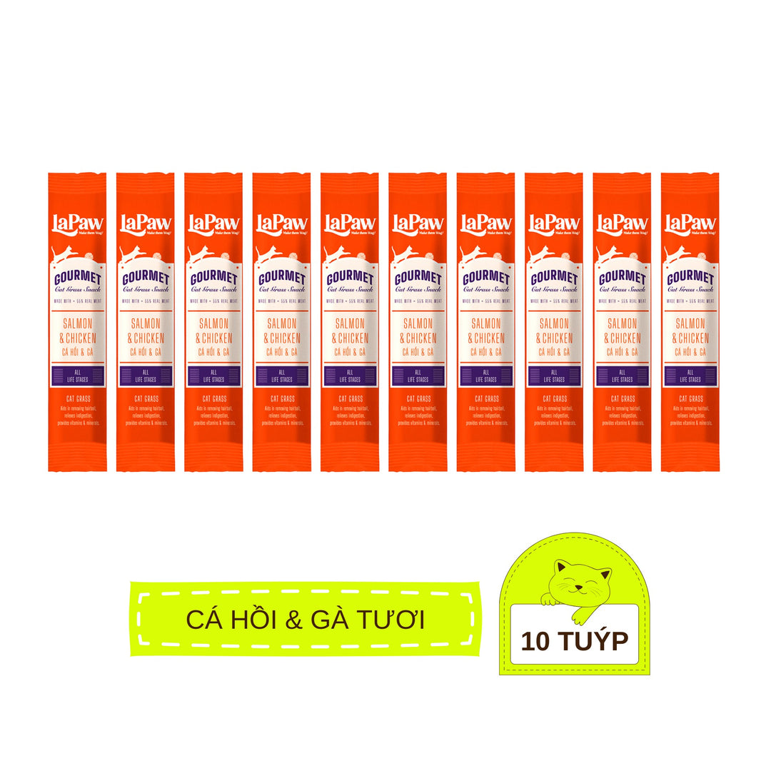 [Combo 5 - 10 - 15 Tuýp] Súp Thưởng LaPaw Gourmet Cho Mèo Mọi Lứa Tuổi, Tuýp 12g