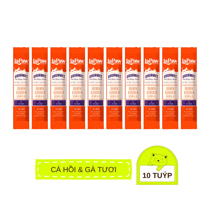 [Combo 5 - 10 - 15 Tuýp] Súp Thưởng LaPaw Gourmet Cho Mèo Mọi Lứa Tuổi, Tuýp 12g