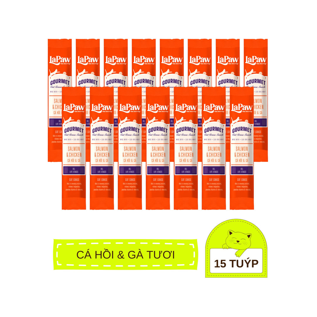 [Combo 5 - 10 - 15 Tuýp] Súp Thưởng LaPaw Gourmet Cho Mèo Mọi Lứa Tuổi, Tuýp 12g