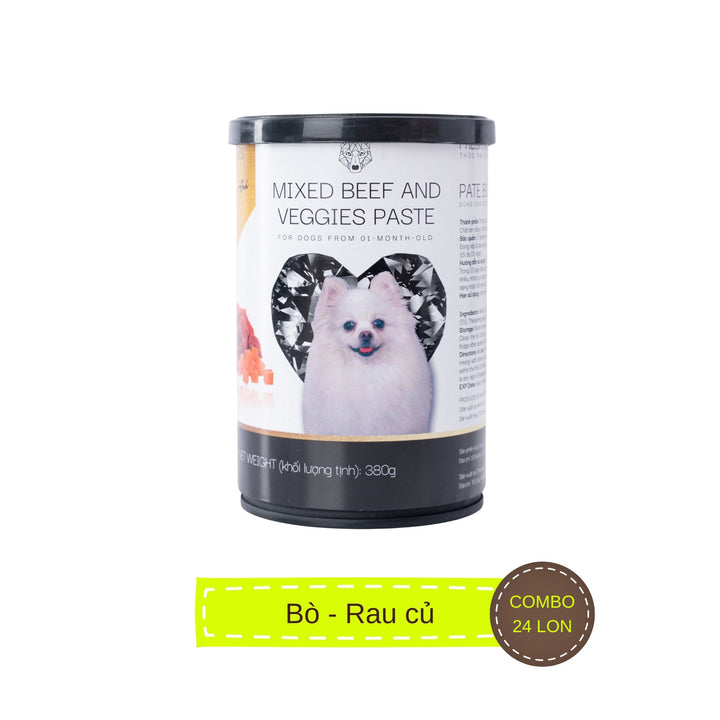 [Combo 12 - 24 lon] Pate King's Pet Chó Mèo Mọi Lứa Tuổi Lon 380G