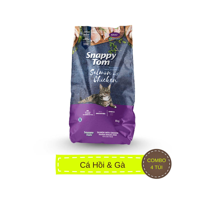 [Combo 2 - 4 túi] Hạt Snappy Tom Mèo, 1.5KG