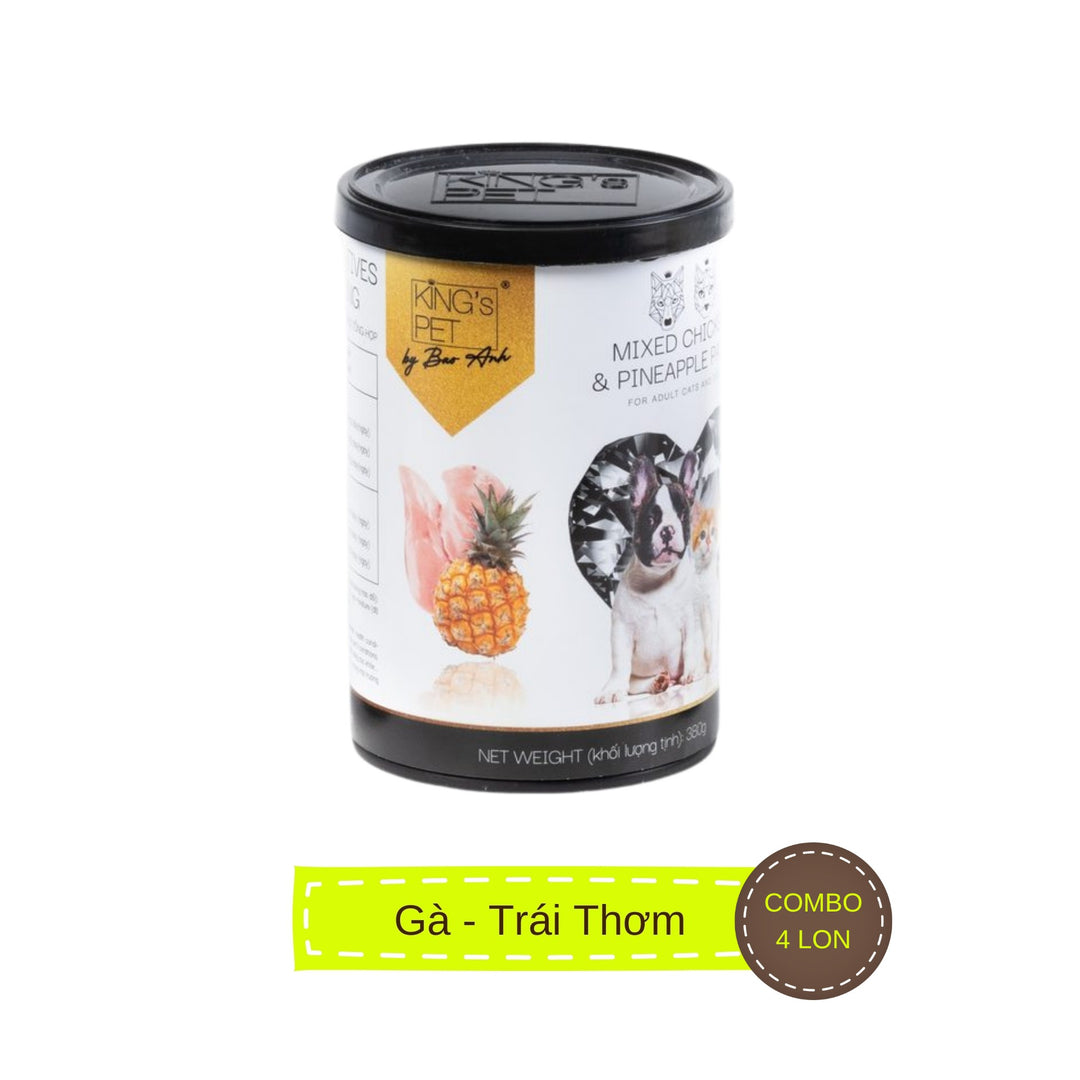 Pate King's Pet Chó Mèo Mọi Lứa Tuổi Lon 380G