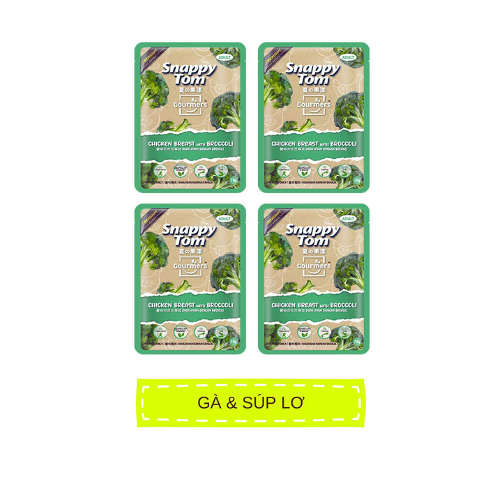 Pate Snappy Tom Trái Cây Mèo Gói 70G