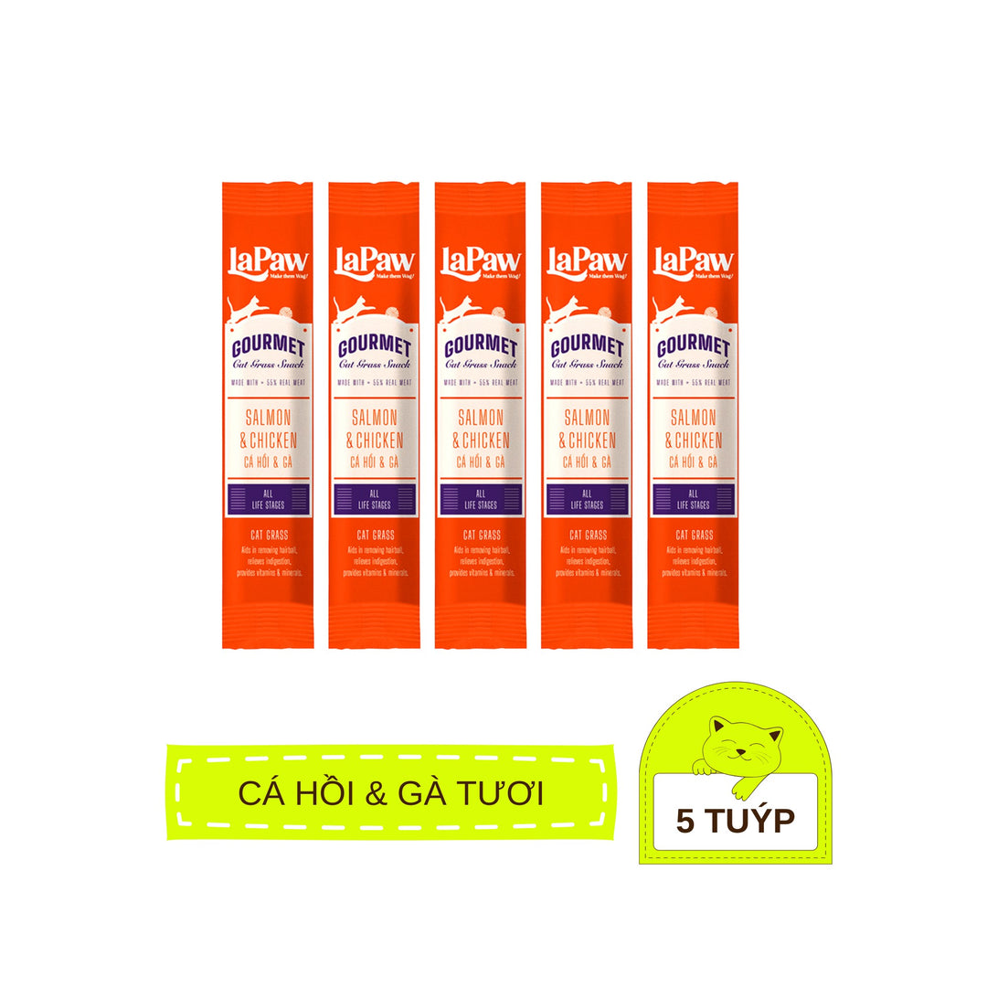 [Combo 5 - 10 - 15 Tuýp] Súp Thưởng LaPaw Gourmet Cho Mèo Mọi Lứa Tuổi, Tuýp 12g
