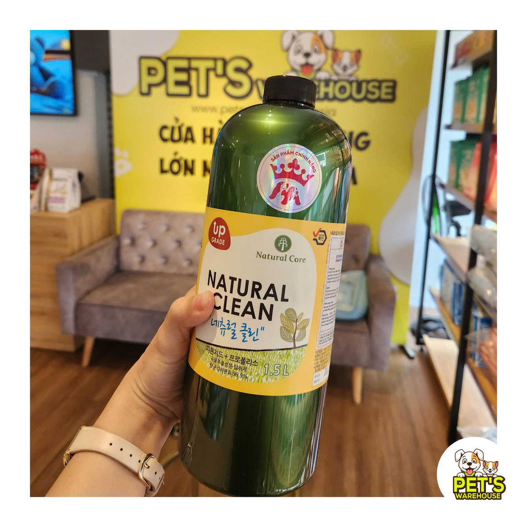[500ml - 1500ml] Xịt Khử Mùi Diệt Khuẩn Natural & Clean Cho Chó Mèo, Chiết Xuất Hữu Cơ An Toàn
